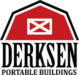 Derksen Buildings logo A+ Sheds and Carports San Antonio, Texas